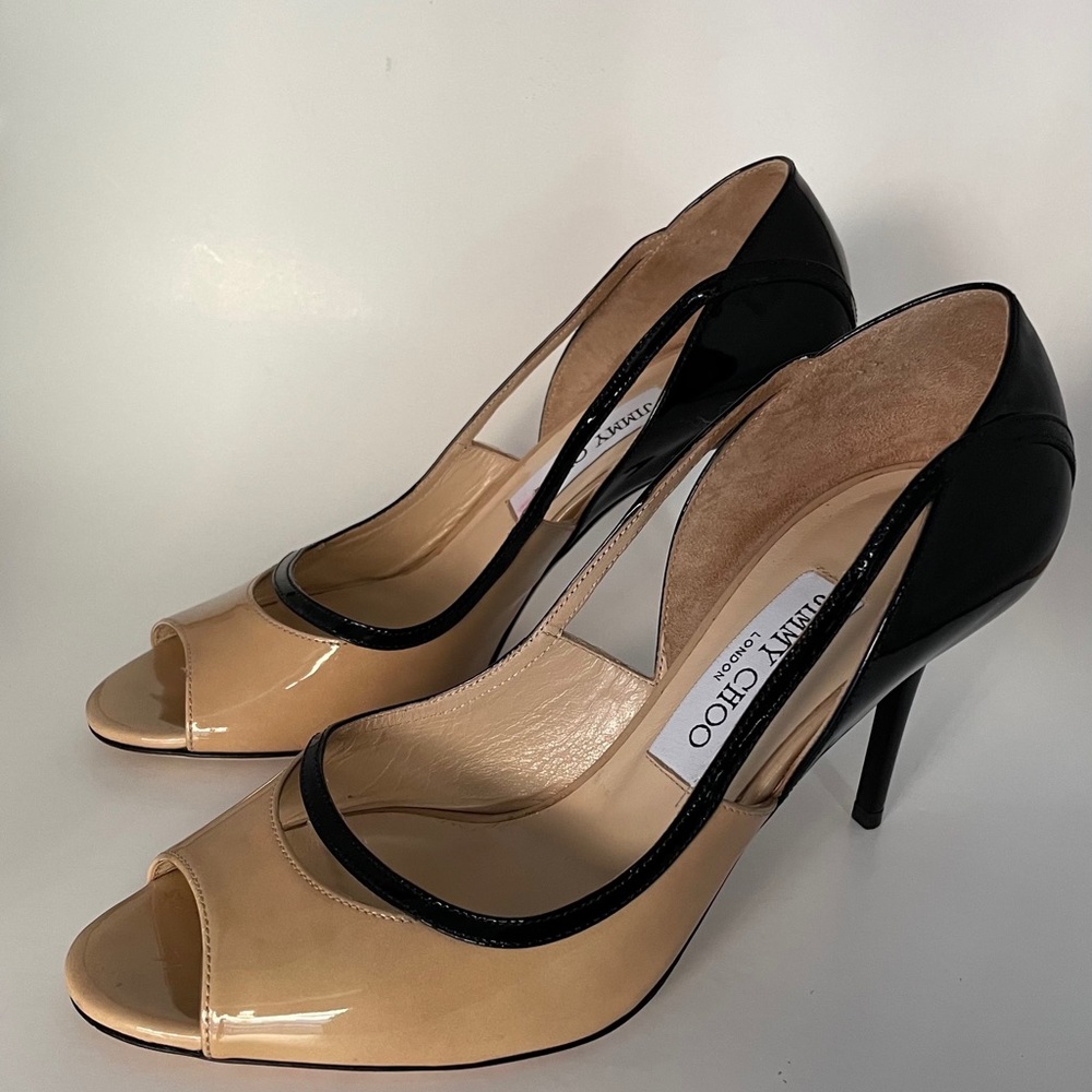 Authentic Jimmy Choo Two-Tone Heels